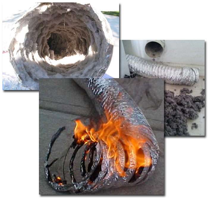 dryer vent fire