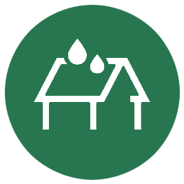 Roof cleaning icon